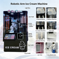 Mesin Penjual Otomatis Newsaier Pasar Eropa Bersertifikasi CE Lengan Robotik Otomatis Penuh Bahan Stainless Steel Layar Sentuh 15.6" Pembersihan Otomatis