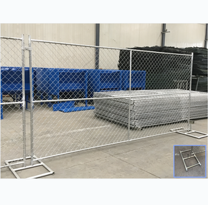 Clôture temporaire en treillis métallique de haute qualité pour la sécurité des chantiers de construction et la gestion des foules - Product Image 1