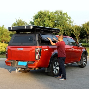 Toldo de techo duro para camión con <span class=keywords><strong>ventanas</strong></span> Cubiertas de cama de camioneta de acero Toldo Tacoma para Toyota Hilux <span class=keywords><strong>Vigo</strong></span> Revo - Product Image 6