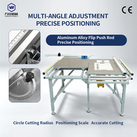 Scie à table coulissante pliante WANJIA WJ100S, rail linéaire haute précision, machine à découper le bois pour la fabrication de meubles, homologuée CE