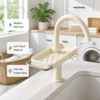 Égouttoir de lavabo principal détachable et ventilé pour éponge et savon