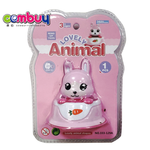 Giocattoli a Molla Miniatura con Animali Cartoon, Disco Volante Rotante - Product Image 6