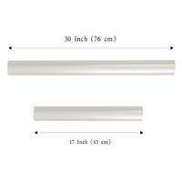 Papier d'emballage épais 80g/m² uni blanc pur, papier d'emballage imprimé nacré, rouleau de papier d'emballage pour la décoration de cadeaux de fête