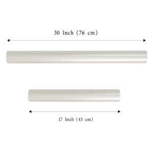 Papel de Regalo Blanco Puro Liso de 80g/m², Rollo de Papel de Regalo Impreso Perlado, Papel Decorativo para Regalos Navideños - Product Image 5