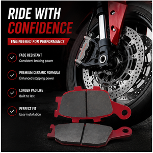 Pastillas de Freno de Disco de Cerámica para Motocicleta <span class=keywords><strong>Honda</strong></span> VT 1100 CBF 600 <span class=keywords><strong>CBR</strong></span> 600 Suzuki DL <span class=keywords><strong>650</strong></span> Yamaha FZ1 Kawasaki Z 900 - Product Image 5