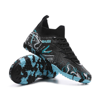 Chaussures de football TF Turf, chaussures de football professionnelles en tissu PU, chaussures d'entraînement antidérapantes pour adultes et adolescents, vente en gros OEM