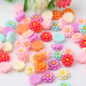 ดอกไม้เรซิ่นสำหรับตกแต่งงานฝีมือ สำหรับโครงการ DIY ดีไซน์ศิลปะ อุปกรณ์เสริมรูปทรงดอกไม้หลากสี - Product Image 2