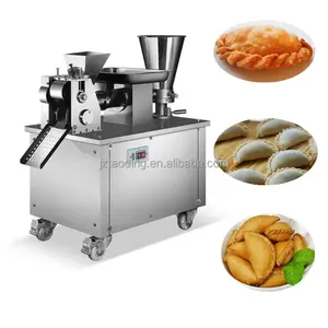 Máquina de enchimento automático de empanada, máquina de enchimento de gyoza para fazer mini máquina ravioli