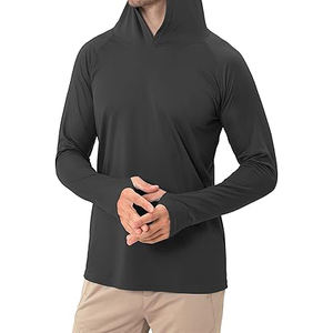 Oferta: Camiseta Deportiva Personalizada con Estampado por Sublimación en Negro, Talla Grande, Cortavientos, Manga Larga, Impermeable, Secado Rápido, Protección UV 50+, Transpirable y Ligera - Product Image 3