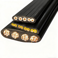 H03rn-f H05rn-f H07rn-f 3x1.5 3x2.5 3x3.5 mm2 High Flexible Flat Rubber Tauch pumpe Kabel Pure Copper Core Wasserdichtes Kabel