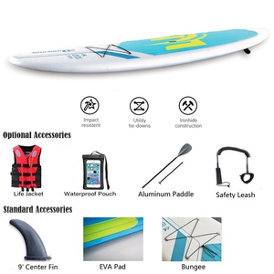 Planche de <span class=keywords><strong>paddle</strong></span> surf unisexe de qualité supérieure pour eaux calmes, largement utilisée pour les adultes, accessoire de stand-up paddleboarding - Product Image 4