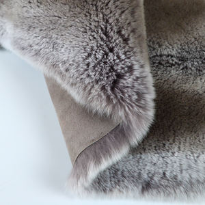 ขนกระต่ายเร็กซ์แท้ ขนชินชิล่า นุ่มเป็นธรรมชาติ สำหรับใช้หุ้มเบาะรถยนต์และเสื้อผ้า ขนาด 55 ซม.*110 ซม. - Product Image 3