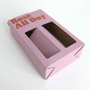 Изготовленная на заказ Модная 2025 розовая и красная крыша с ручкой для <span class=keywords><strong>2</strong></span> <span class=keywords><strong>3</strong></span> 6 бутылок - Product Image 6