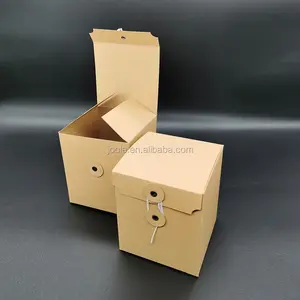12x12x12cm 작은 큐브 선물 상자 이상적인 촛불 포장 재활용 종이 상자