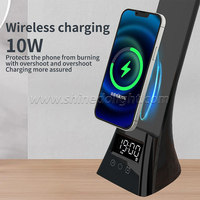 Protection des yeux Port de charge Usb Étude Led Lampe de table Contrôle tactile Pliable Lampe de table variable Lampe de bureau avec chargeur sans fil