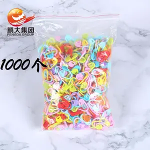 Haute qualité 22mm en plastique point à tricoter marquage épingle de sûreté avec petite boucle sans bobine couleur aiguille pince Crochet crochet utilisation à la main - Product Image 1