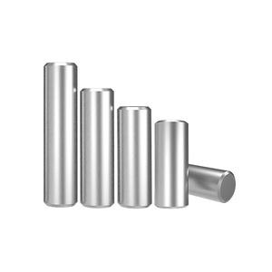 Goupilles cylindriques en acier inoxydable Binda, rainurées, finition brillante, usage général, norme GB119 - Product Image 2