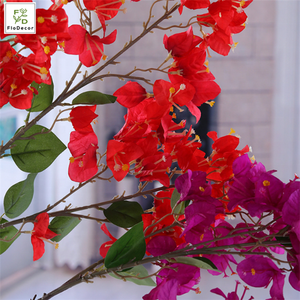 Vente en gros de fleurs de <span class=keywords><strong>bougainvillier</strong></span> artificielles bon marché pour la décoration de magasin d'hôtel de mariage de fête à la maison - Product Image 4