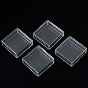 Mini Acrylic Square Storage Container Stackable Clear Plastic Gift Box And Ps Clear Box With Lid Acrylic Candy Box