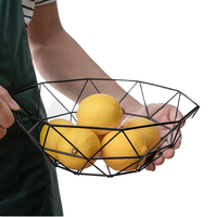Panier de rangement en fil métallique écologique pour la cuisine, multifonctionnel, pour aliments, panier à fruits de bureau, vente chaude