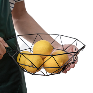 Cesta de Almacenamiento de Alambre Metálico Ecológica para Cocina, Cesta Multifuncional para Frutas de Escritorio, Venta Caliente, Suministro de Fábrica - Product Image 4