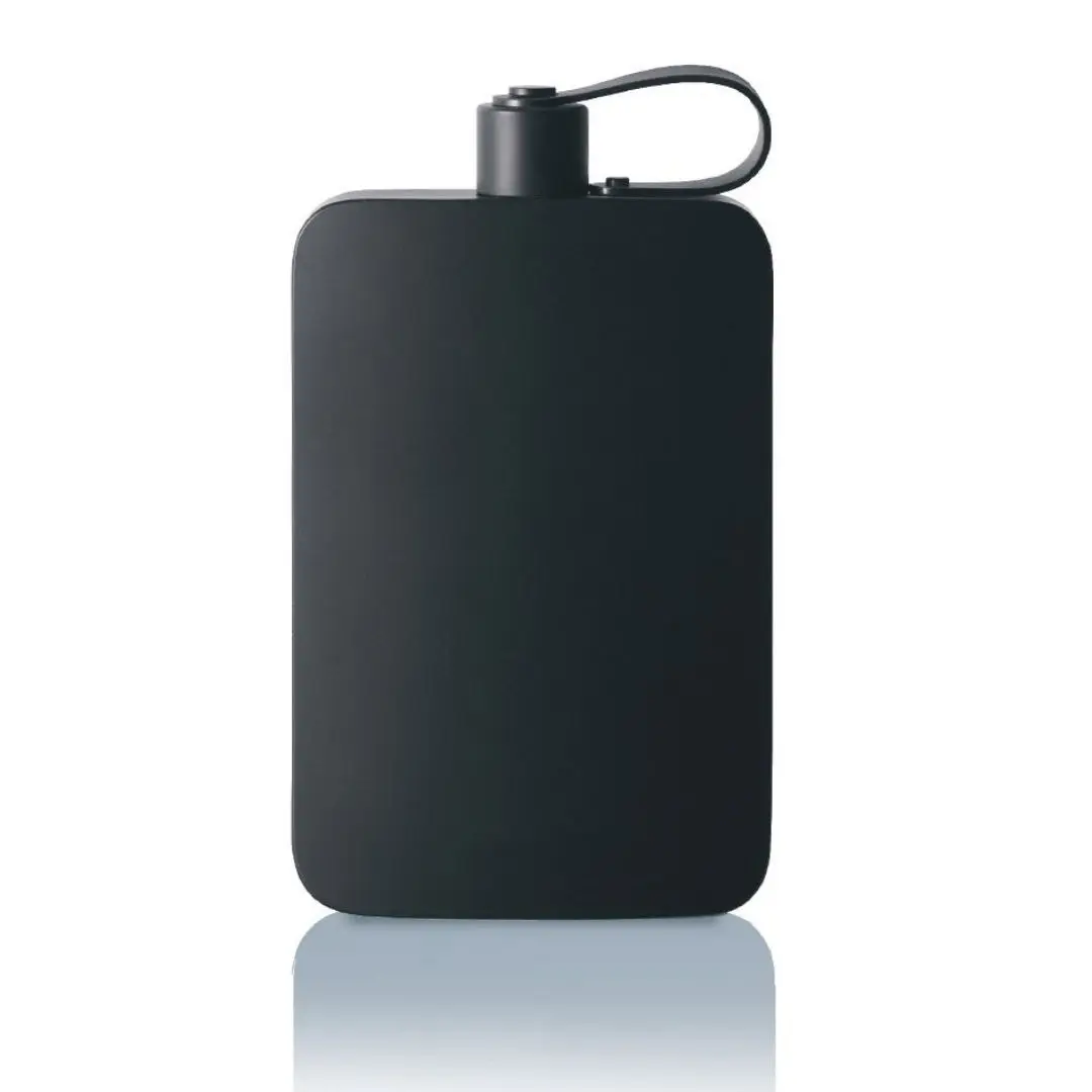 A5 17oz stainless steel notebook hip flask stock warna square minum logam hadiah Natal logo kustom 500ml botol air datar