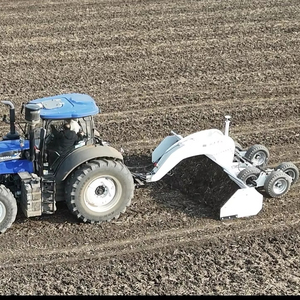 ระบบปรับระดับเครื่องขูดสำหรับการเกษตรใช้ในฟาร์มพลั่วแบบยืดหดได้เหล็กนำทาง GPS สำหรับงานหนัก - Product Image 1