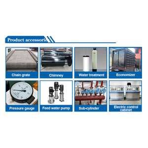 Chaudière à vapeur de récupération de chaleur résiduelle d'échappement d'industrie pour la chaudière à vapeur de gaz combustible de l'usine chimique WNS - Product Image 5