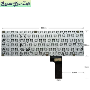Teclado Italiano de Letras Grandes para Portátil K762 K3259 KY347-1 K3259 Teclast Tbolt 10 DG Taclast F15, Nuevo, Negro - Product Image 6