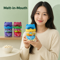 Aimo Healthy Baby Fruit Cheese Crisps, boîte de chips sucrées et croustillantes pour enfants, collation non-OGM, marque propre, OEM, nourriture pour bébés