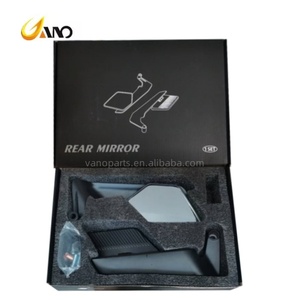 WANOU Universal ajustable motocicleta espejos laterales Stealth Wind Winglets espejo de revisión - Product Image 6