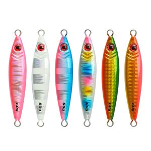 Jigging Pro Lead Jig Leurre de pêche Lame <span class=keywords><strong>Shotel</strong></span> 60g 80g Métal Jigging Leurres pour la pêche Pesca Matériel de pêche - Product Image 1