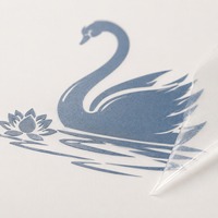 Calcomanía Personalizada para Auto con Silueta de Cisne y Loto: Adhesivo de Vinilo para Panel Lateral, Tamaño y Color Personalizables, Gráficos Impresos OEM para Carrocería
