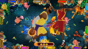 Markdown Bán 55 Inch Trực Tuyến Cá Trò Chơi Bảng Máy Câu Cá Trò Chơi Giao Diện Điều Khiển Với Bộ Giải Mã Slam Dunk - Product Image 3