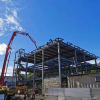 Kits de construction préfabriqués en acier à 3 étages PTH, unités modulaires faciles à assembler pour hôtel, appartement, école et bureau