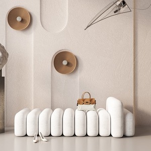 Sofá Modular con Relleno de Espuma, Forma Semicircular, Combinación Recta, Muebles para Sala de Estar - Product Image 3