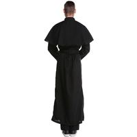 Costume d'Halloween pour adulte Jésus-Christ, robe missionnaire masculine, robe de prêtre, robe de religieuse, costume de cosplay