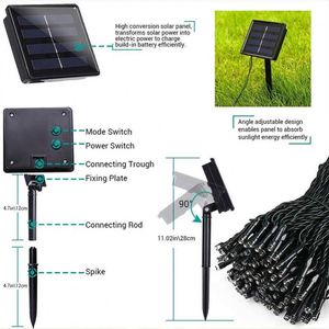 Solar de cadena iluminación proyector muestra de luz de <span class=keywords><strong>la</strong></span> noche Led Luz de vacaciones - Product Image 6