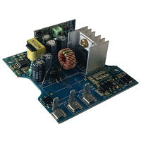 PCBA ODM 86 Panneau d'interrupteur intelligent à gradation 100-240V AC, gradation électronique monocanal 10A, bouton-poussoir sans fil RF433