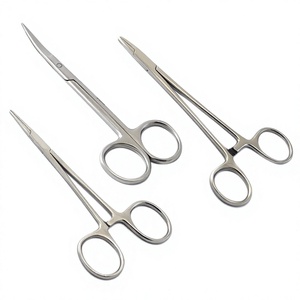 Ciseaux de dissection dentaire médicaux/Pinces chirurgicales/Hémostat/Pinces à verrouillage manuelles, instruments chirurgicaux stériles en acier inoxydable - Product Image 1