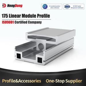 Module linéaire 175 : Accessoires d'extrusion en aluminium (profil, base et plaque de couvercle) pour système de mouvement linéaire - Product Image 1