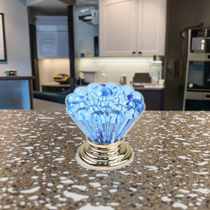 Colorful Glass Acrylic <strong>Knobs</strong> for Kitchen Gym Wardrobe Dresser Bathroom Hotel Apartment Dining-for Living Room &amp; Bedroom - Product Image 6
