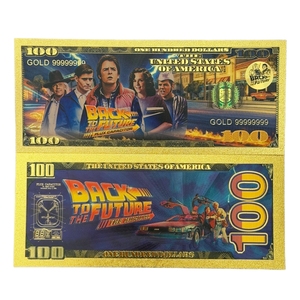 Billete de 3 dólares estadounidenses de 2026 de Regreso al Futuro, chapado en oro de 24 quilates, para regalos - Product Image 4