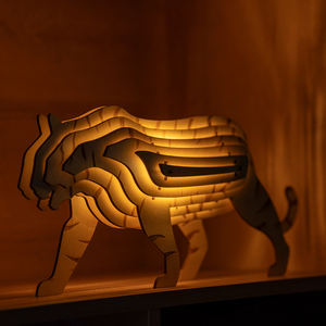 Meet the Mainland <strong>Mood</strong> <strong>Magic</strong> <strong>Lights</strong> Reindeer Wood <strong>Light</strong> Atmosphere Animal Sensor Control Night <strong>Light</strong> - Product Image 5