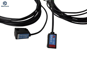 PS-55T/PS-55R เซ็นเซอร์โฟโตอิเล็กทริคแบบแยกส่วน เซ็นเซอร์ตรวจจับแสงแบบลำแสงผ่าน เซ็นเซอร์ตรวจจับสำหรับงานอุตสาหกรรม ความไวสูง ตอบสนองรวดเร็ว - Product Image 1