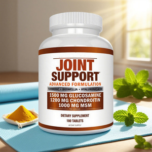 Complément alimentaire avancé pour le soutien des articulations 1500 mg de <span class=keywords><strong>glucosamine</strong></span> 1200 mg de chondroïtine 1000 mg de MSM Soulagement de la santé du cartilage Comprimés 180 comprimés - Product Image 6