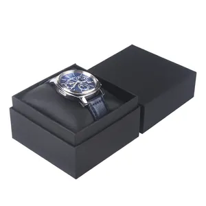 Ready To Ship Simple Eco-friendly Paper Watch Box Matte Finish Paper Bangle Bracelet Watch Storage Case