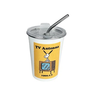 Stainless Steel Coffee <b>Cup</b> Tumbler With Straw Portable For Travel <b>Cold</b> Drinks - Product Image 2