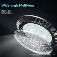 Lampe LED UFO pour aquarium 85-120W, spectre complet, contrôle par application, étanche, pour récifs/plantes et aquarien