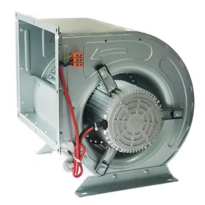 HOYOFAN Ventilateur d'échappement d'air incurvé avant 7/7 9/9 10/10 12/12 DDM CE 220V AC Moteur à entraînement direct Ventilateur centrifuge à double entrée